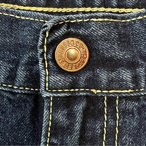 LEVIS Outback Demi Boot Cut Jeans WOMENS 14M 33x30 Blue Denim Dark Gradient Wash - Picture 13 of 16